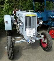 Schlter AS 15E, Ackerschlepper mit 15PS, Baujahr 1954, Partenkirchner Oldtimer Treffen, Aug.2014