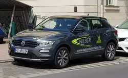 =VW T-Roc der Fahrschule WEBER ist im Juli 2021 unterwegs in Fulda