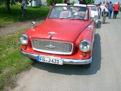 Bei diesem Wartburg 313 k�nnte es sich um den handeln der einen Lada Motor eingebaut bekommen hat.