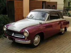 Wartburg 311 Cabrio, das ich 2006 f�r einen Bekannten komplett restauriert habe.