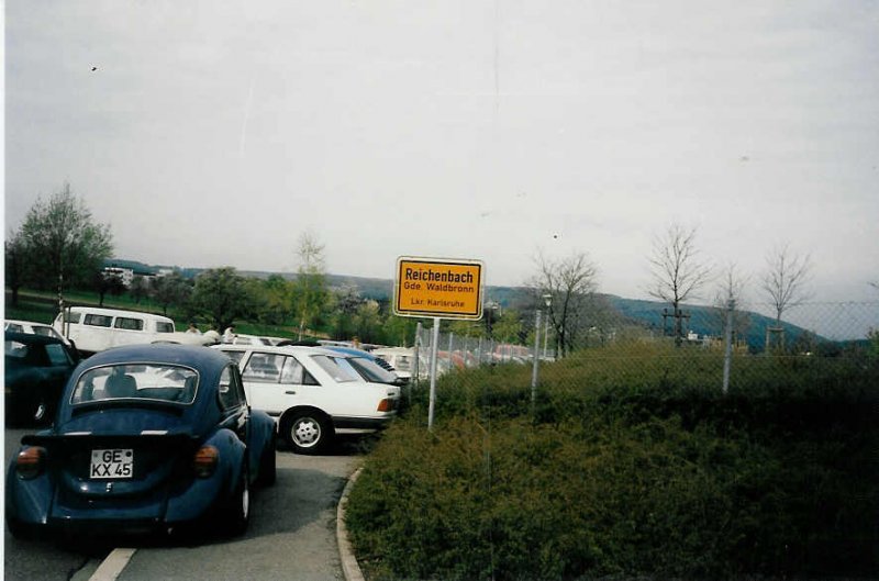 VW-Kfer GE-KX 45 am Europatreffen 1986  50 Jahre Kfer 