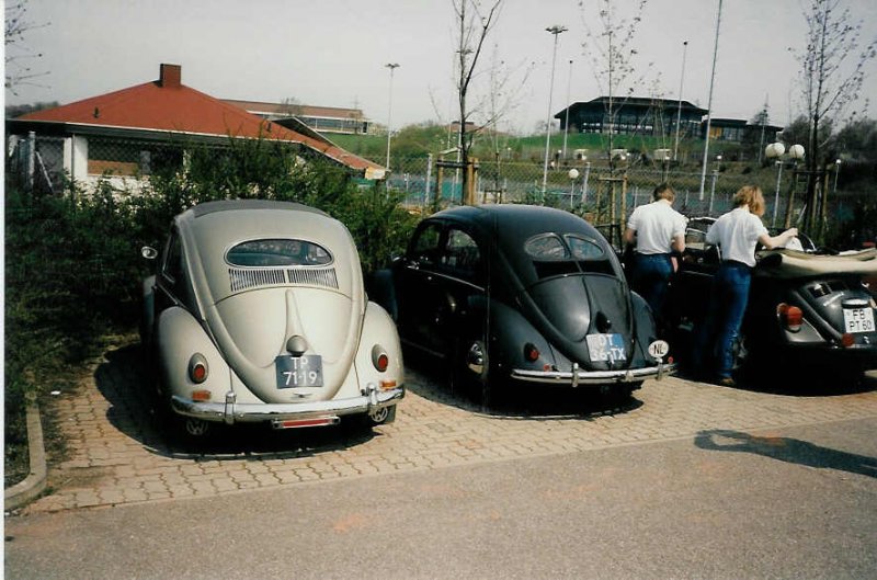 VW-Kfer TP-71-19 + DT-36-TX am Europatreffen 1986  50 Jahre Kfer 
