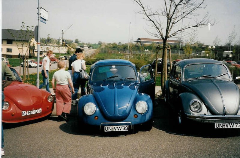VW-Kfer UN-VW 38 am Europatreffen 1986  50 Jahre Kfer 