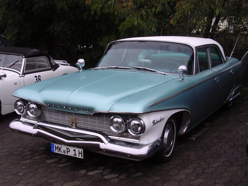Wieder Schalksmhle 2008 - wunderschner Chrysler Plymouth-Belvedere aus dem Jahre 1960 mit 230 PS aus einem 8 Zyl. mit 5137 ccm 